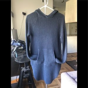 Urban Outfitters BDG Oversized Waffle Knit Hoodie
